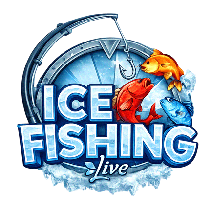 Jeu Ice Fishing machine à sous avec thème pêche hivernale et tours gratuits